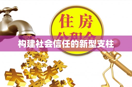 重庆构建社会信任的新型支柱