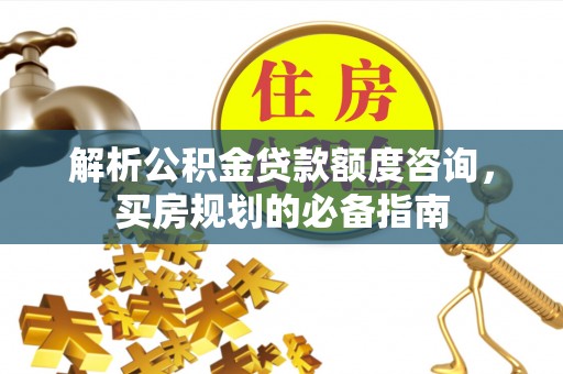 重庆解析公积金贷款额度咨询，买房规划的必备指南