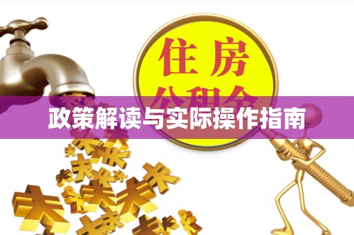 重庆政策解读与实际操作指南