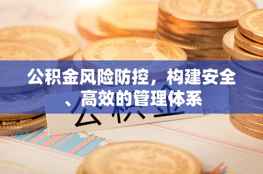 重庆公积金风险防控，构建安全、高效的管理体系