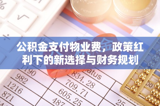 重庆公积金支付物业费，政策红利下的新选择与财务规划