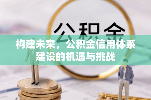 重庆构建未来，公积金信用体系建设的机遇与挑战