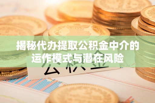 重庆揭秘代办提取公积金中介的运作模式与潜在风险