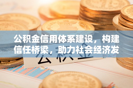 重庆公积金信用体系建设，构建信任桥梁，助力社会经济发展